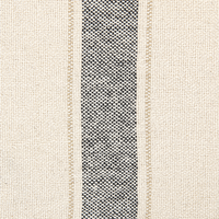 Coperta Beige Cotone 130 x 170 cm Accessorio a righe con frange decorative Fatto a mano