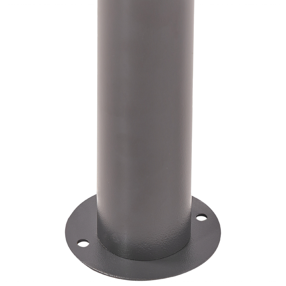 Gazebo da giardino con struttura in metallo e tessuto beige 300 x 300 cm pergola esterno terrazzo