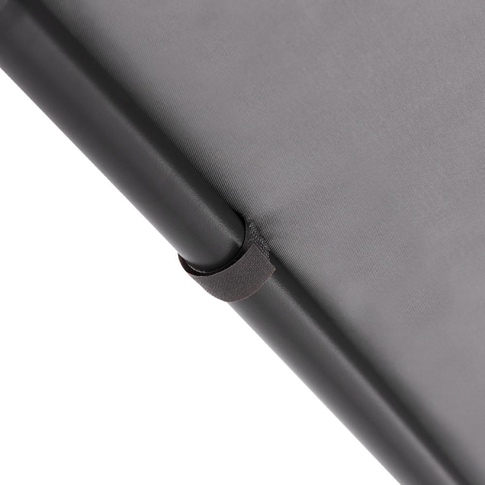 Gazebo da giardino con struttura in metallo e tessuto grigio 305 x 305 cm pergola esterno terrazzo