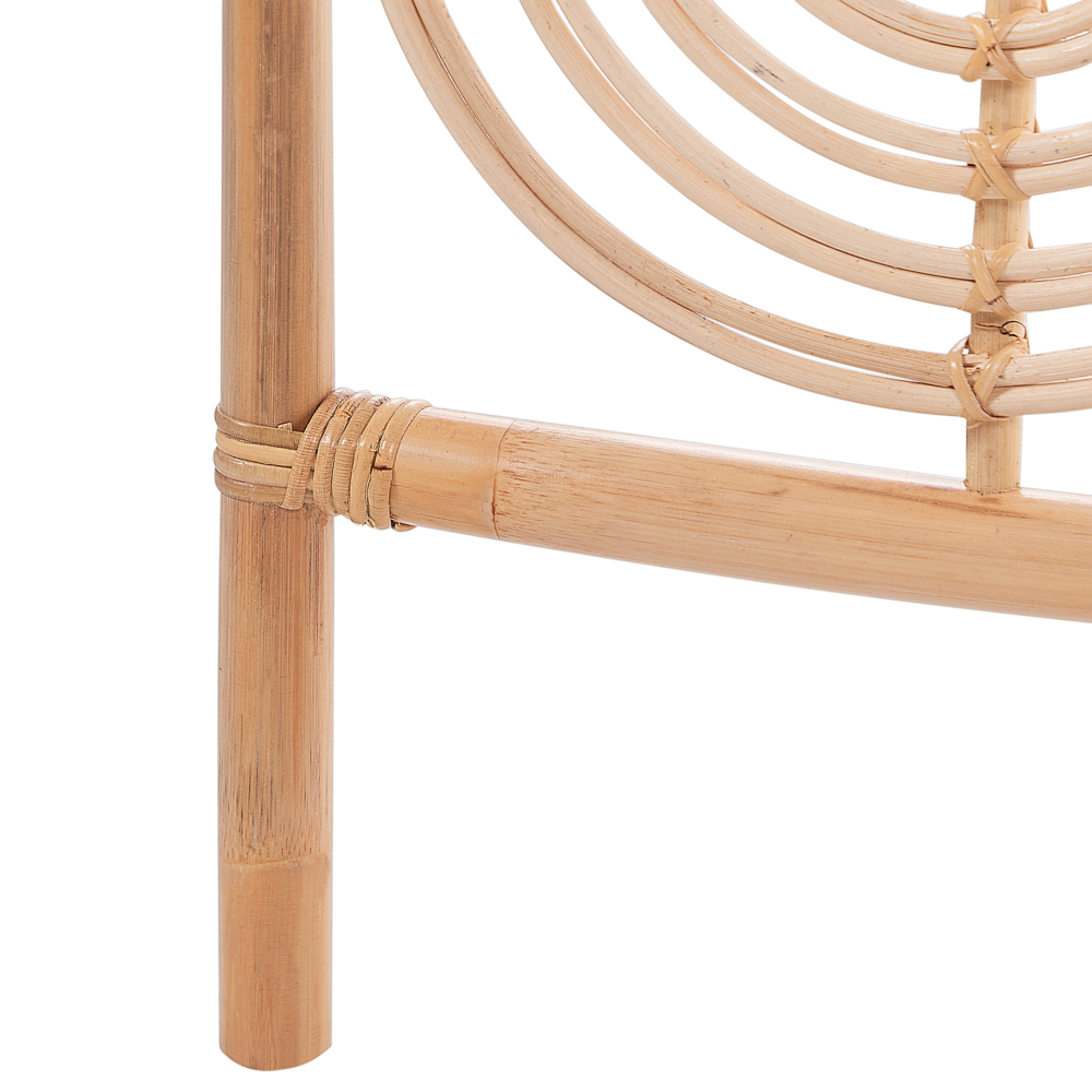 Divisorio per ambienti in rattan naturale con telaio in mogano 3 pannelli pieghevoli schermo decorativo in vimini divisorio