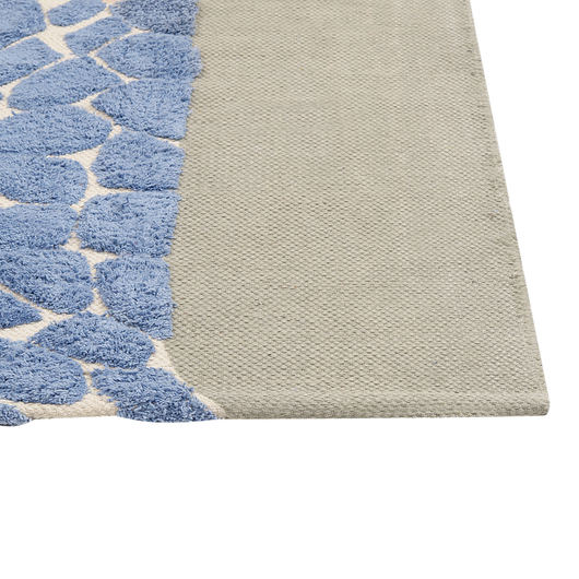 Tappeto per bambini in cotone con motivo a giraffa 80 x 150 cm tessuto a mano multicolore cameretta camera per bambini