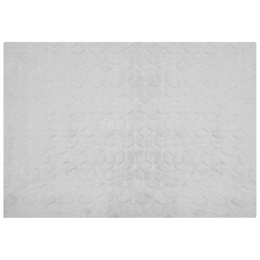 Tappeto in pelliccia di coniglio sintetica verde menta 160 x 230 cm shaggy ad alto pelo soggiorno camera da letto