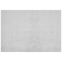 Tappeto in pelliccia di coniglio sintetica verde menta 160 x 230 cm shaggy ad alto pelo soggiorno camera da letto