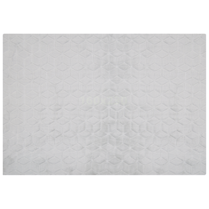 Tappeto in pelliccia di coniglio sintetica verde menta 160 x 230 cm shaggy ad alto pelo soggiorno camera da letto