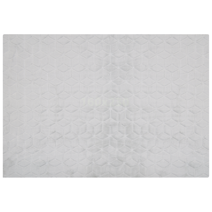 Tappeto in pelliccia di coniglio sintetica verde menta 160 x 230 cm shaggy ad alto pelo soggiorno camera da letto