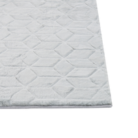 Tappeto in pelliccia di coniglio sintetica verde menta 160 x 230 cm shaggy ad alto pelo soggiorno camera da letto