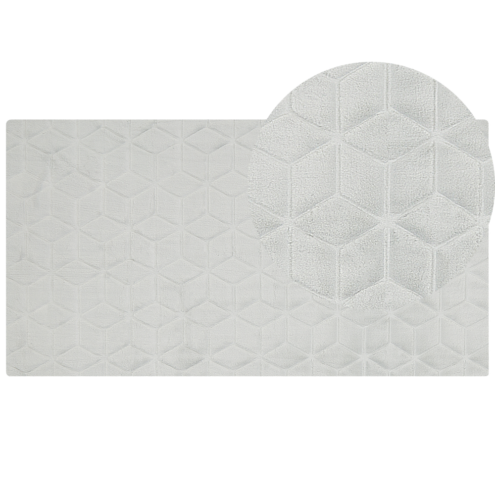 Tappeto in pelliccia di coniglio sintetica verde menta 80 x 150 cm shaggy ad alto pelo soggiorno camera da letto