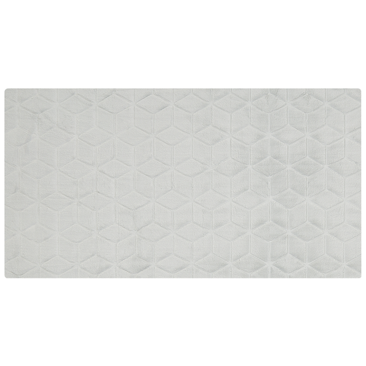 Tappeto in pelliccia di coniglio sintetica verde menta 80 x 150 cm shaggy ad alto pelo soggiorno camera da letto