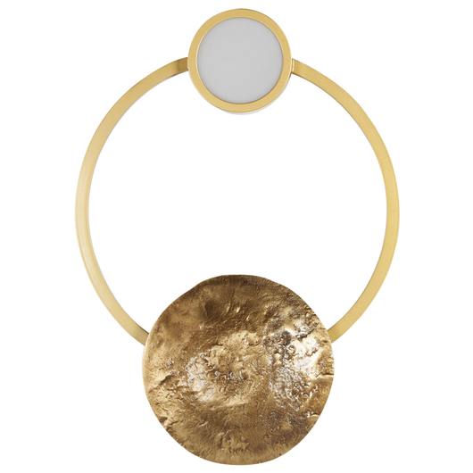 Lampada da parete Oro Ø 25 cm Lampada da parete per interni Lampada da parete decorativa per ingresso scale Accessori Design Vintage