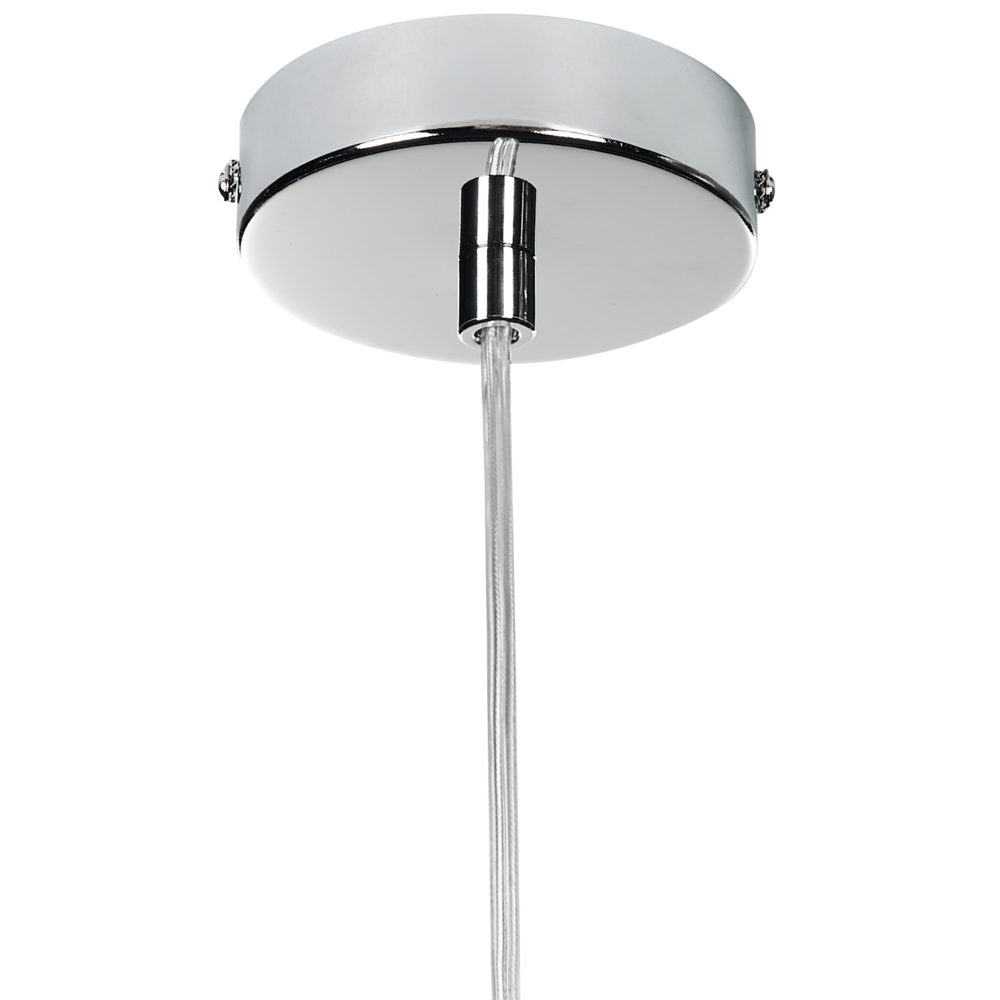 Lampadario a sospensione con paralume in vetro stile retro verde soggiorno camera da letto