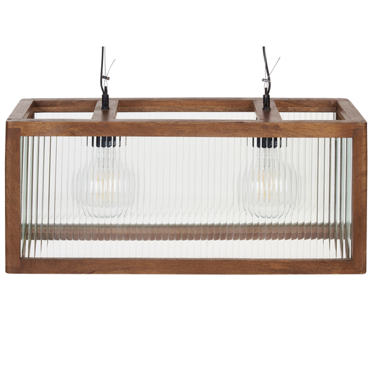 Lampada a sospensione Luce Legno Naturale Mango Paralume Plafoniera Stile Industriale Boho Accessori per la casa Fatti a mano