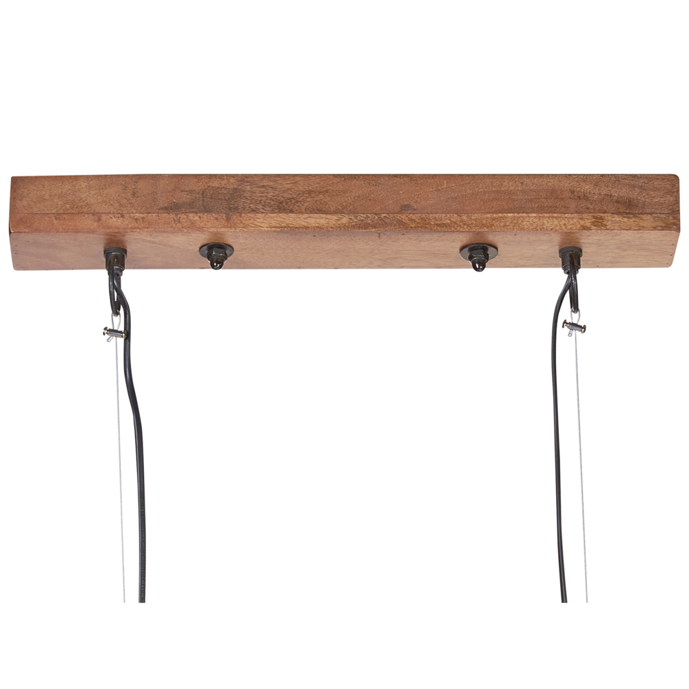 Lampada a sospensione Luce Legno Naturale Mango Paralume Plafoniera Stile Industriale Boho Accessori per la casa Fatti a mano