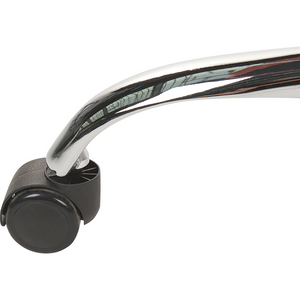 Sedia da ufficio girevole in velluto rosa con bottoni regolabili in altezza