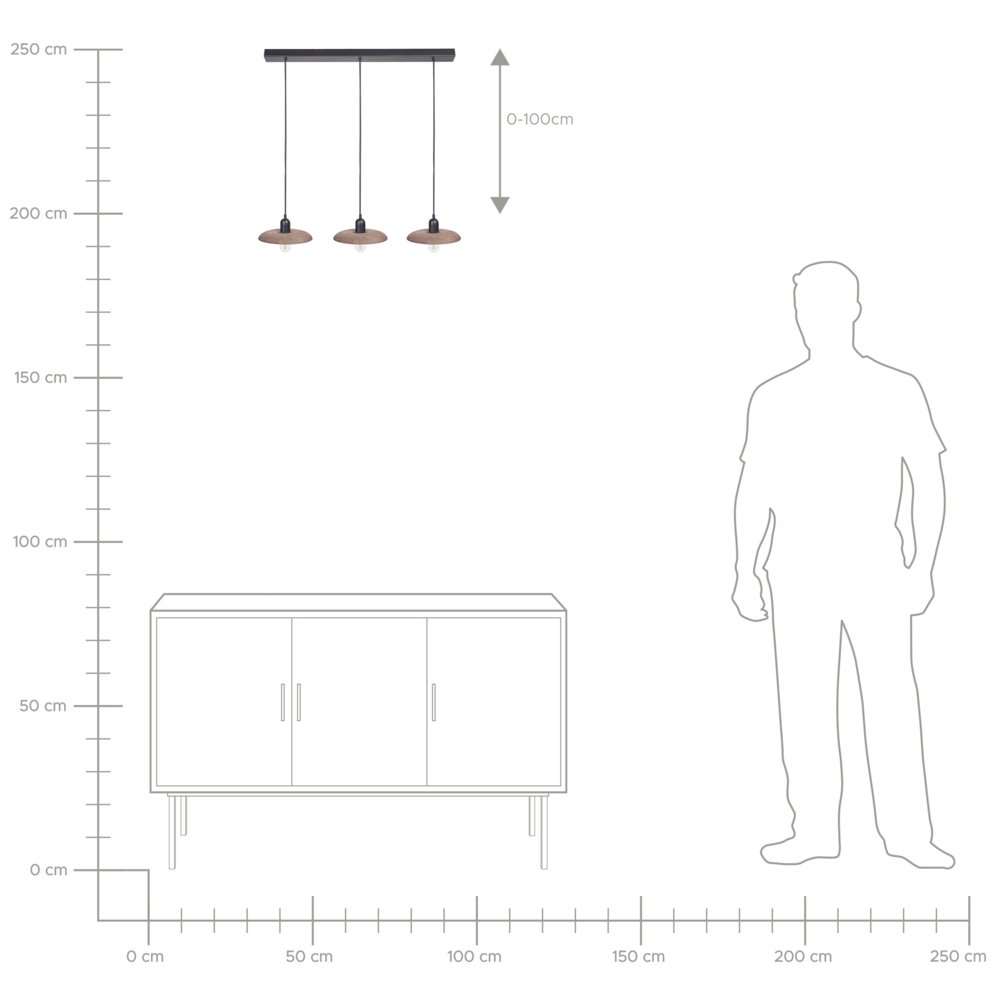 Lampada a sospensione in legno di mango scuro con paralume in legno naturale Plafoniera in stile boho Accessori per la casa fatti a mano