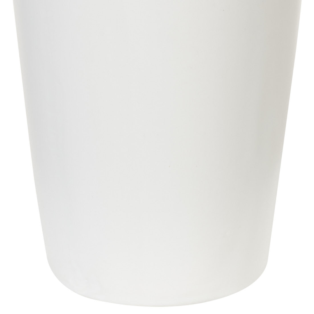 Vaso da Tavolo Decorativo gres porcellanato Bianco 33 cm Glam stile moderno