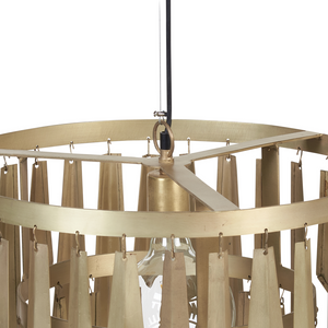 Lampadario in metallo ottone stile moderno contemporaneo retrò