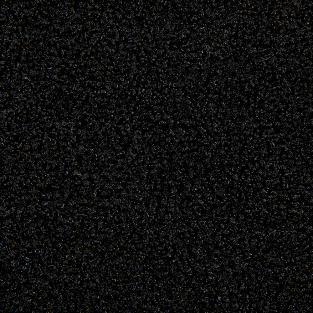 Poltrona morbida in poliestere di colore nero con gambe dorate stile glamour retrò soggiorno