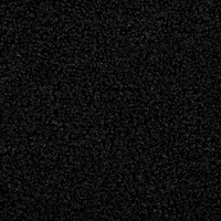 Poltrona morbida in poliestere di colore nero con gambe dorate stile glamour retrò soggiorno