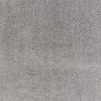 Set di 2 sedie da pranzo rivestimento in velluto grigio gambe nere glamour retrò