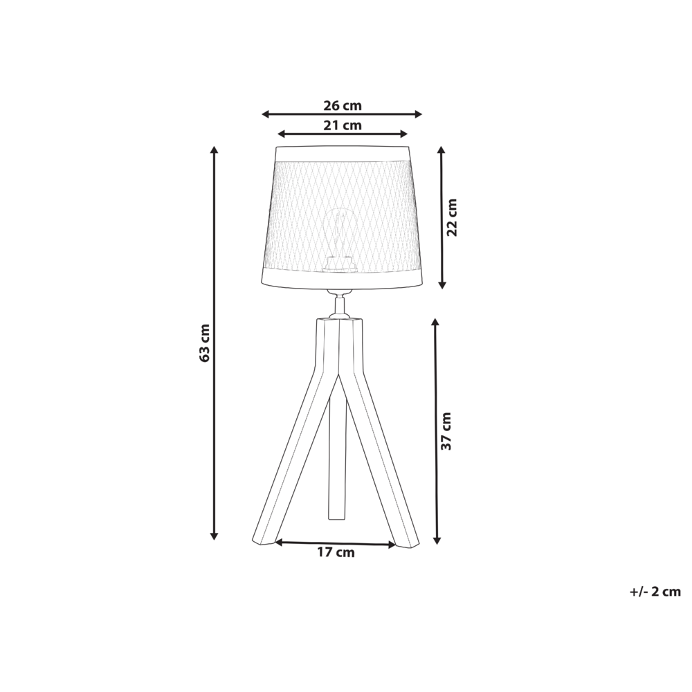 Lampada da tavolo in legno di mango scuro con paralume in ferro d'ottone Design classico Illuminazione moderna per la casa