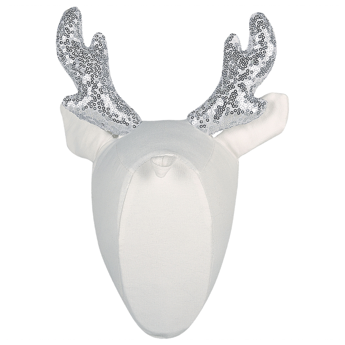 Decorazione in peluche per la camera dei bambini giocattolo di cervo appeso in cotone bianco