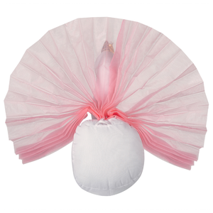 Decorazione in peluche per la camera dei bambini giocattolo da appendere cigno in cotone bianco