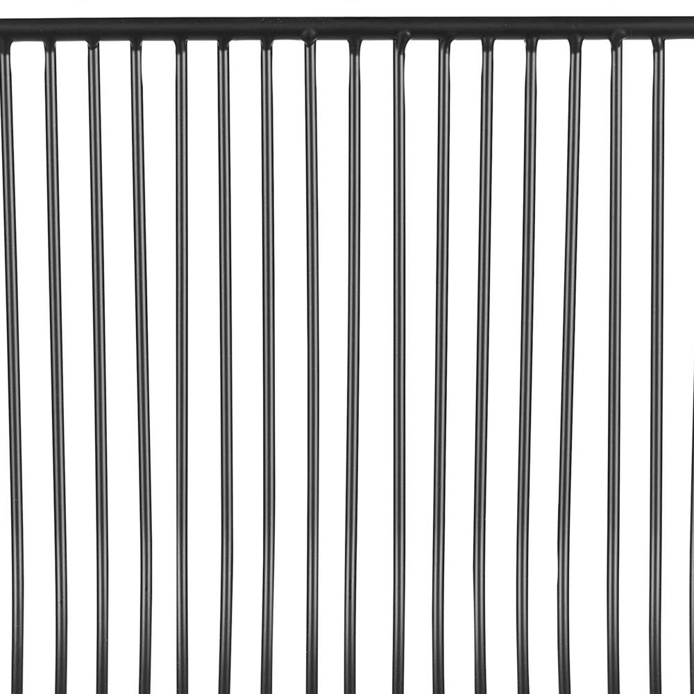 Set di 2 sgabelli in metallo nero stile moderno contemporaneo soggiorno cucina sedie alte