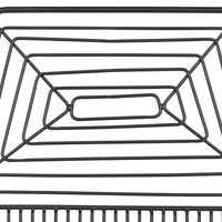 Set di 2 sedie in metallo nero con cuscino in pelle stile moderno industriale