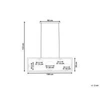 Lampadario con lampadine multiple in metallo e ottone soggiorno glamour