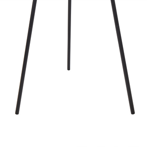 Lampada da terra a treppiede con paralume in carta e metallo nero 138 cm stile contemporaneo