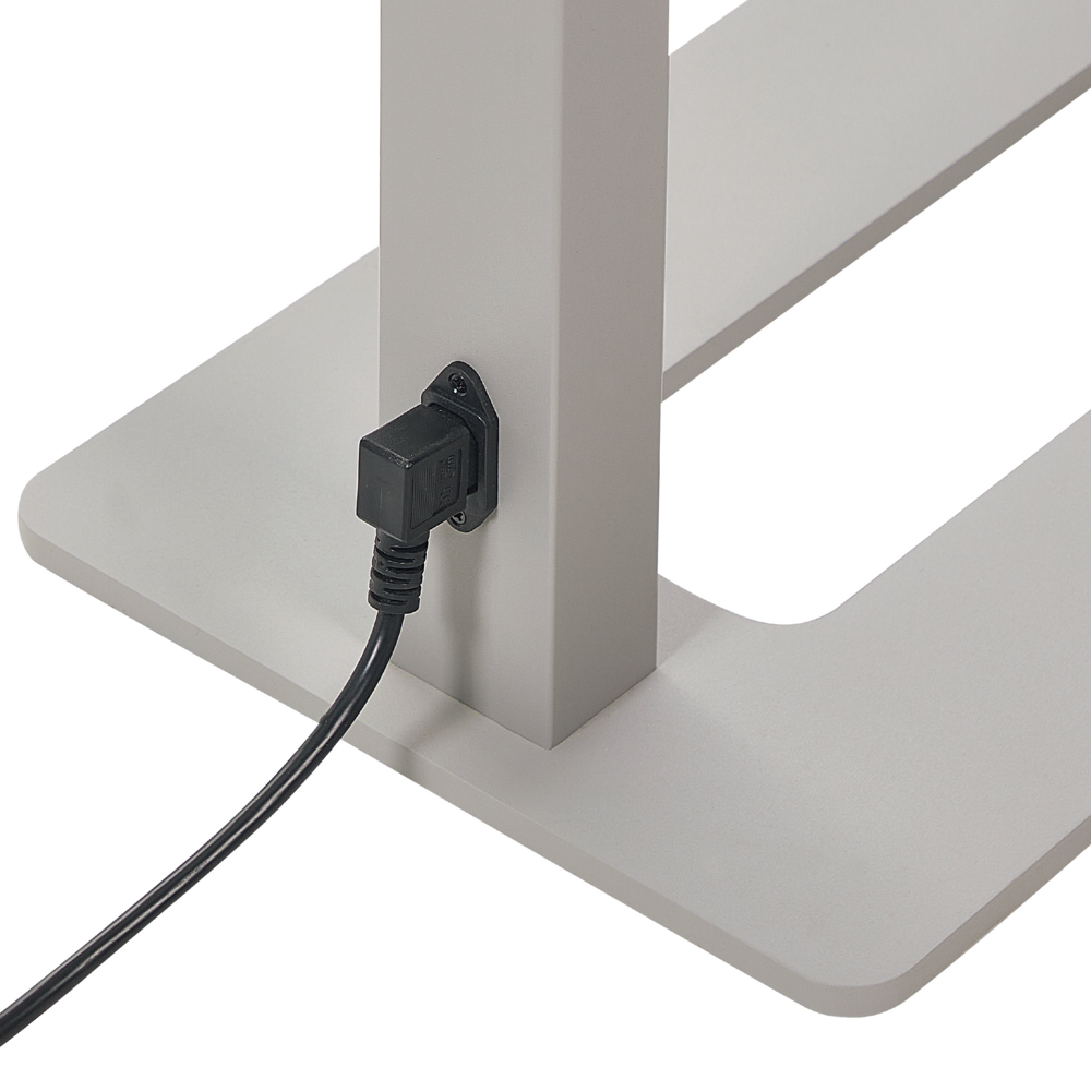 Lampada LED da terra in alluminio argento altezza 196 cm Interruttore a sfioramento Dimmerabile Sensore Illuminazione moderna Home Office