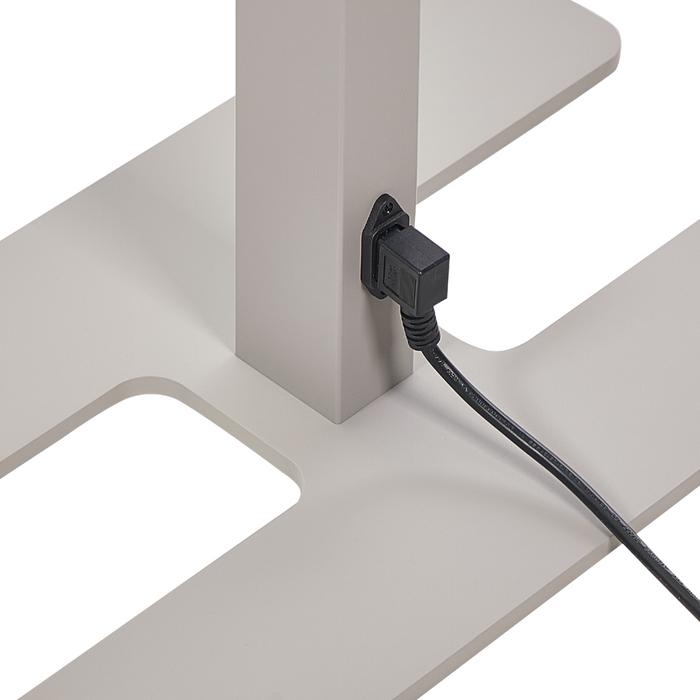 Lampada da terra a LED in metallo argentato con sensore di movimento soggiorno camera da letto stile moderno