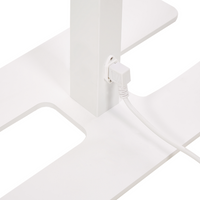 Lampada da terra a LED in metallo bianco con sensore di movimento soggiorno camera da letto stile moderno