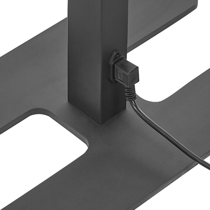 Lampada da terra a LED in metallo nero con sensore di movimento soggiorno camera da letto stile moderno