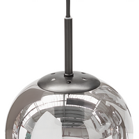 Lampadario in vetro argentato con 7 luci vetro 122 cm design moderno soggiorno contemporaneo