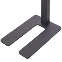 Lampada a LED da terra in alluminio nero altezza 197 cm Manopola Interruttore Dimming Illuminazione moderna industriale Casa Ufficio