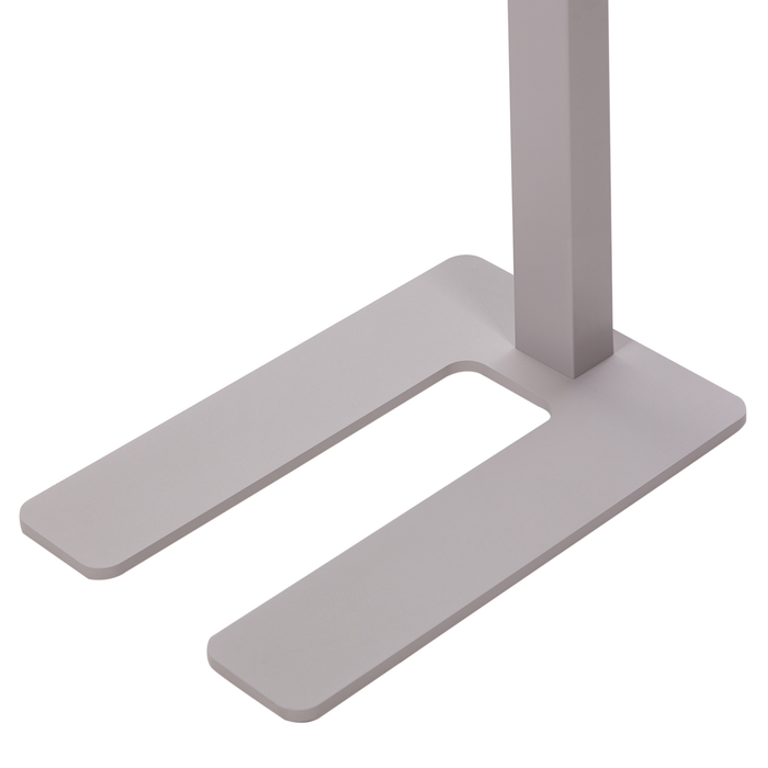 Lampada da terra a LED in metallo argentato con interruttore 197 cm soggiorno camera da letto