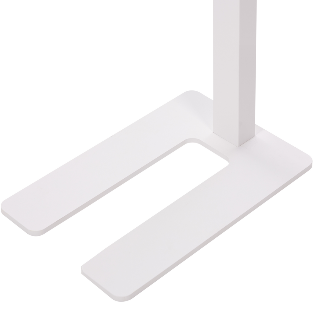 Lampada da terra a LED in metallo bianco con interruttore 197 cm soggiorno camera da letto