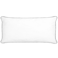 Guanciale morbido in cotone di japara bianco 40 x 80 cm design tradizionale guanciale per dormire