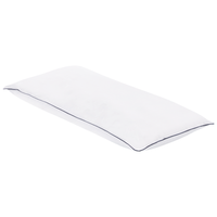 Set di 2 cuscini da letto guanciali in cotone Japara bianco rettangolari 40 x 80 cm Cuscini per camera da letto Dormire