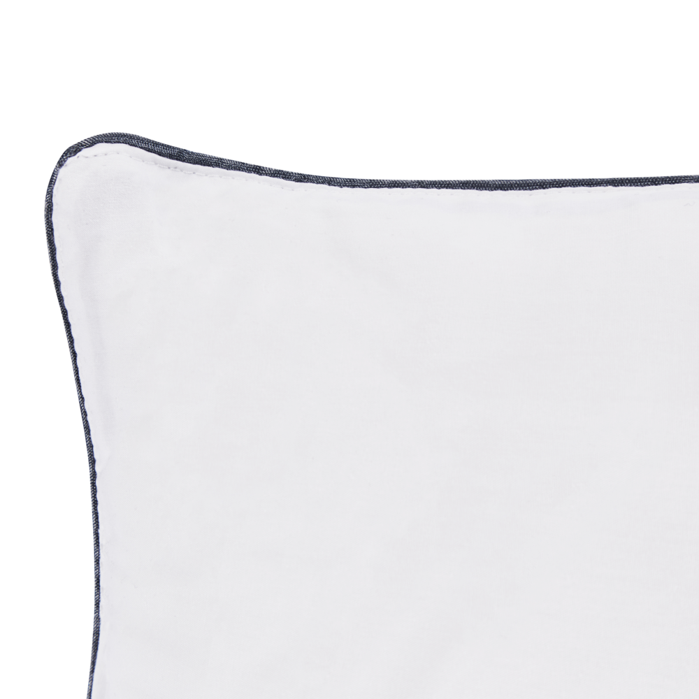 Cuscino da letto guanciale Cotone Bianco 80 x 80 cm Morbido guanciale per dormire