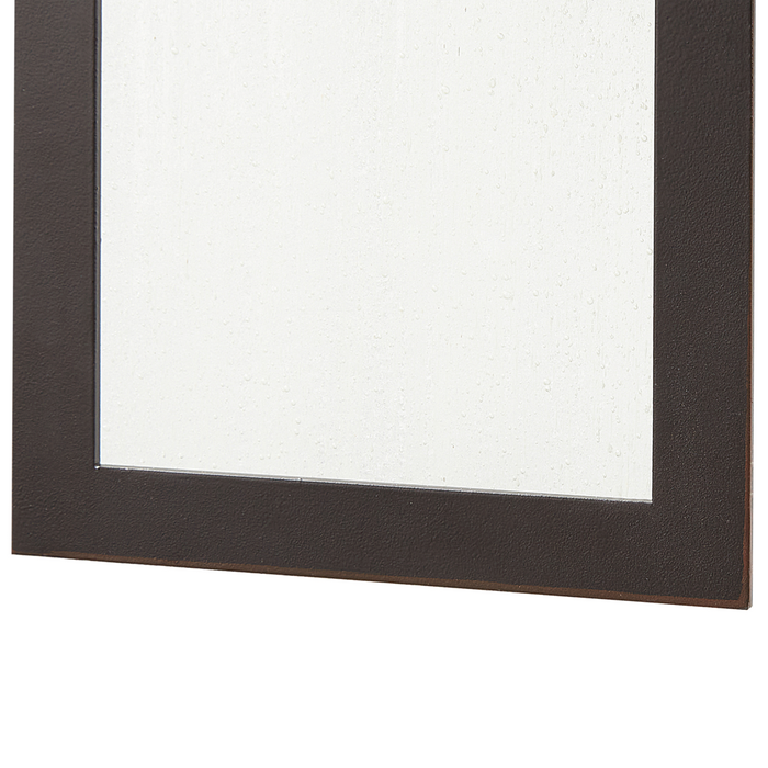 Lampada da parete a LED per esterni Lampada da parete nera Sconce in metallo ferro vetro opaco con sensore di movimento Design moderno Patio Garden