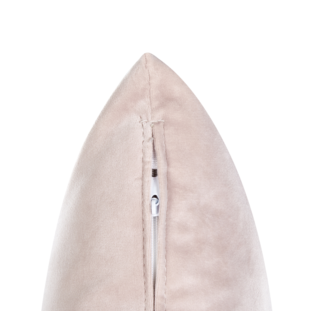 Chaise Lounge Rosa Velluto Rivestito a sinistra Gambe in legno scuro Cuscini extra Soggiorno Design Moderno