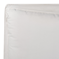 Letto matrimoniale colore bianco crema con vano contenitore 180 x 200 cm camera da letto moderna