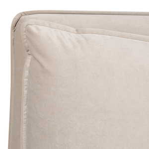 Letto matrimoniale colore beige con vano contenitore 180 x 200 cm camera da letto moderna