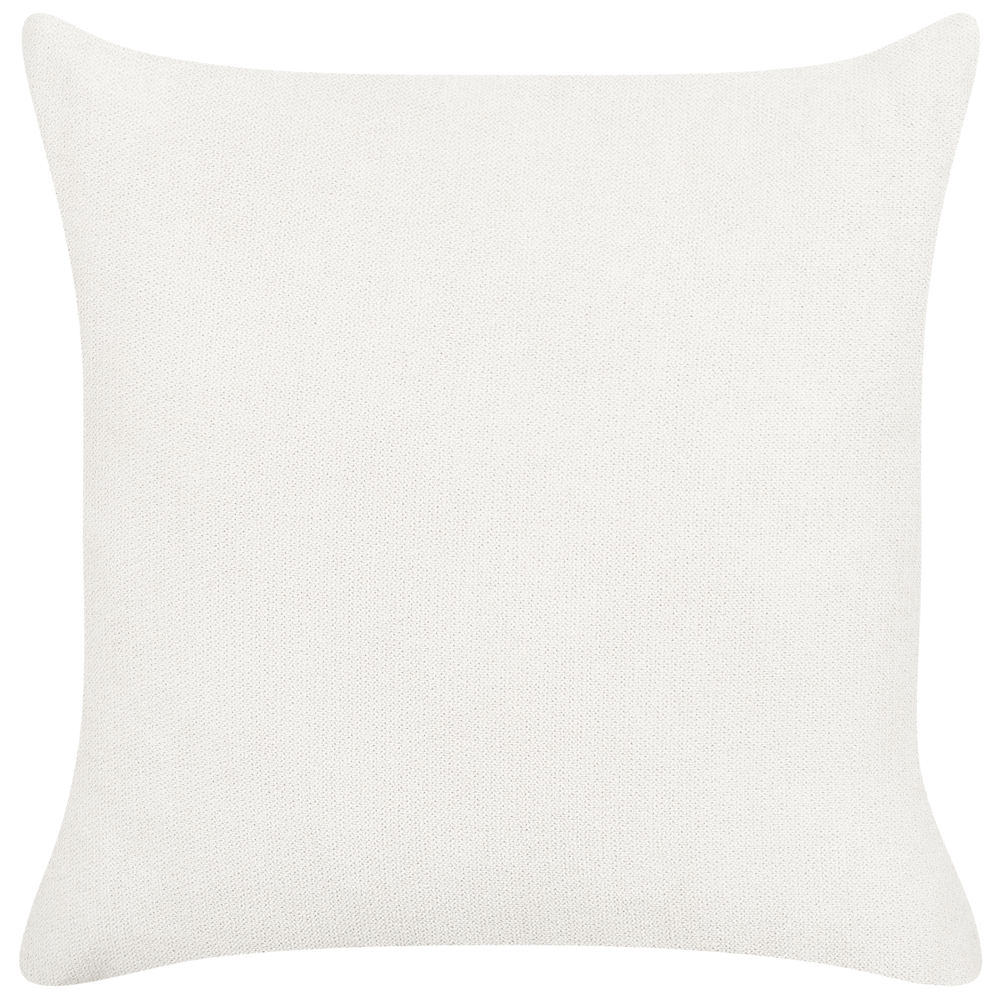 Poltrona Beige chiaro in poliestere con base girevole in ferro Due cuscini sfoderabili Schienale rotondo Soggiorno moderno in stile glam