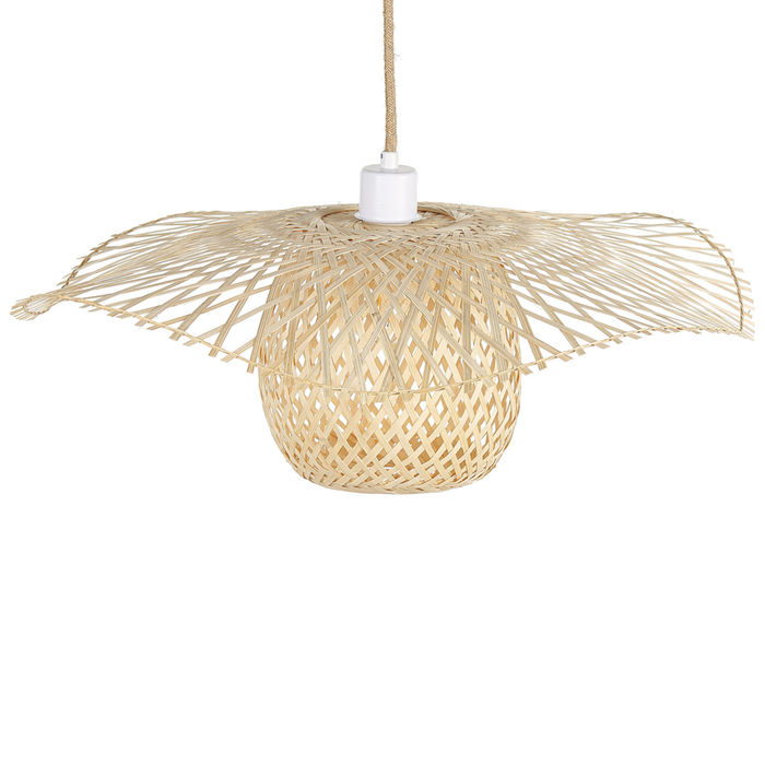 Lampada a sospensione in legno Bambù Legno Boho Design Luce a sospensione Illuminazione Moderna Soggiorno Sala da Pranzo