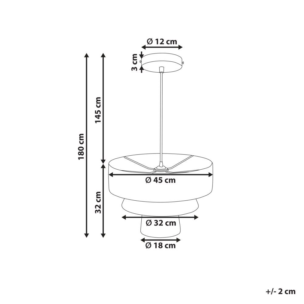 Lampada a sospensione Carta naturale con paralume strutturato Japandi Stile naturale Cavo di iuta