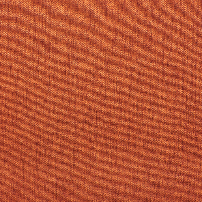 Set di 2 sedie da pranzo Rivestimento in tessuto strutturale in poliestere arancione Gambe in metallo nero Schienale curvo senza braccioli Design moderno e contemporaneo