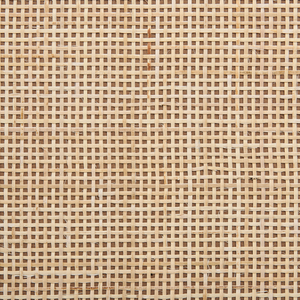 Credenza in truciolato di vimini e rattan con 2 ante e ripiani in legno chiaro camera da letto